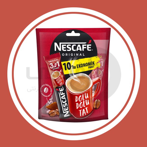 نسکافه فوری 3 در 1 بسته 10 تایی Nescafe