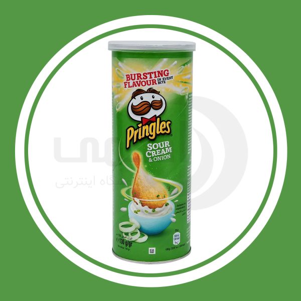 چیپس پرینگلز کرم پیاز 165 گرمی Pringles Sour Cream & Onion