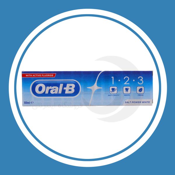 خمیر دندان اورال بی یک دو سه حاوی فلوراید 100میل OralB 1-2-3