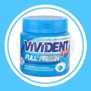 آدامس ویویدنت بشکه ای 90گرم Vivident Full Fresh