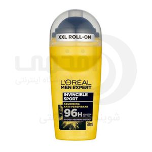 مام رول ضد تعریق مردانه لورآل سری Men Expert مدل Invincible Sport