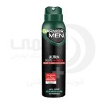 اسپری ضد تعریق مردانه 96 ساعته Ultra Kuru گارنیر بدون الکل 150ml