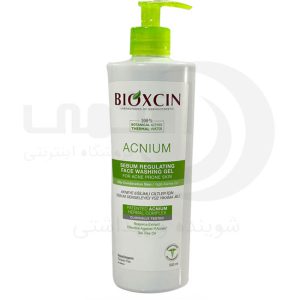 ژل شستشوی صورت بیوکسین مدل ACNIUM حجم 500 میل