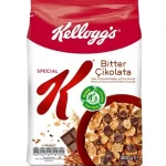 کورن فلکس اسپشیال کی شکلات تلخ 400گرم klloggs special k dark chocolate corn flakes