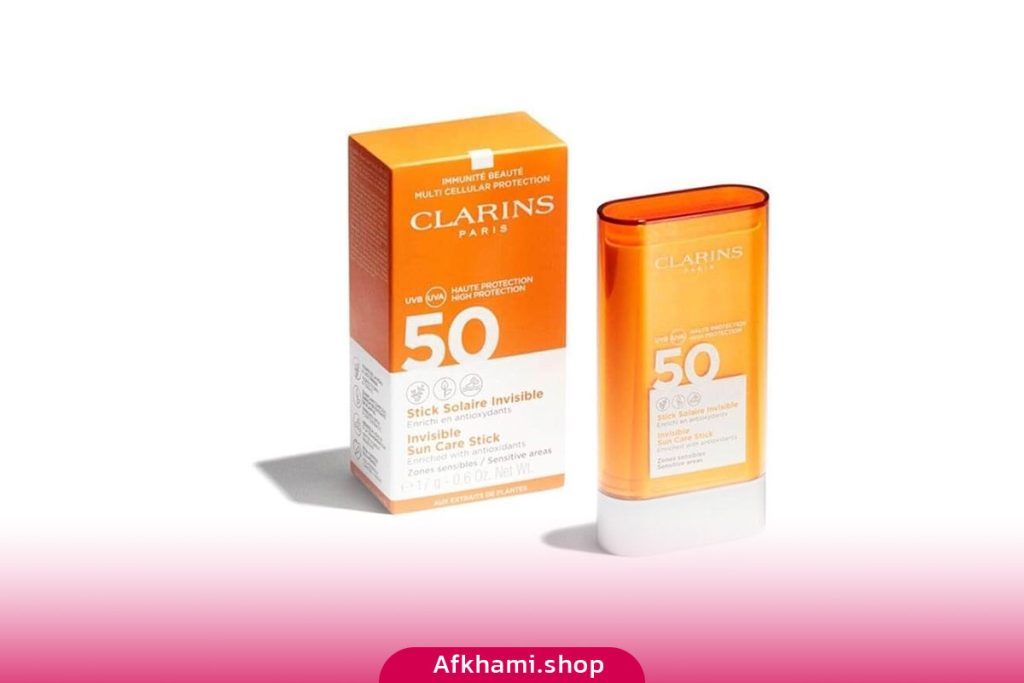 کرم ضد آفتاب استیکی کلارنس بی رنگ SPF50