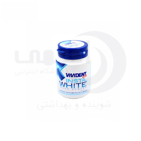 آدامس ویویدنت Insta White با طعم نعنا بدون شکر 63 گرم