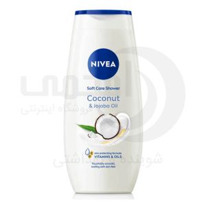 شامپو بدن نیوآ (آلمانی) مراقبت کننده حاوی روغن نارگیل و جوجوبا حجم ۲۵۰ میل